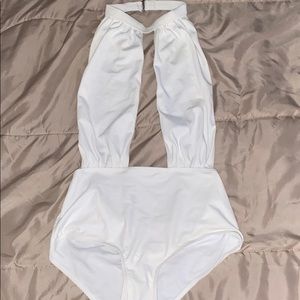 NWOT halter backless one piece